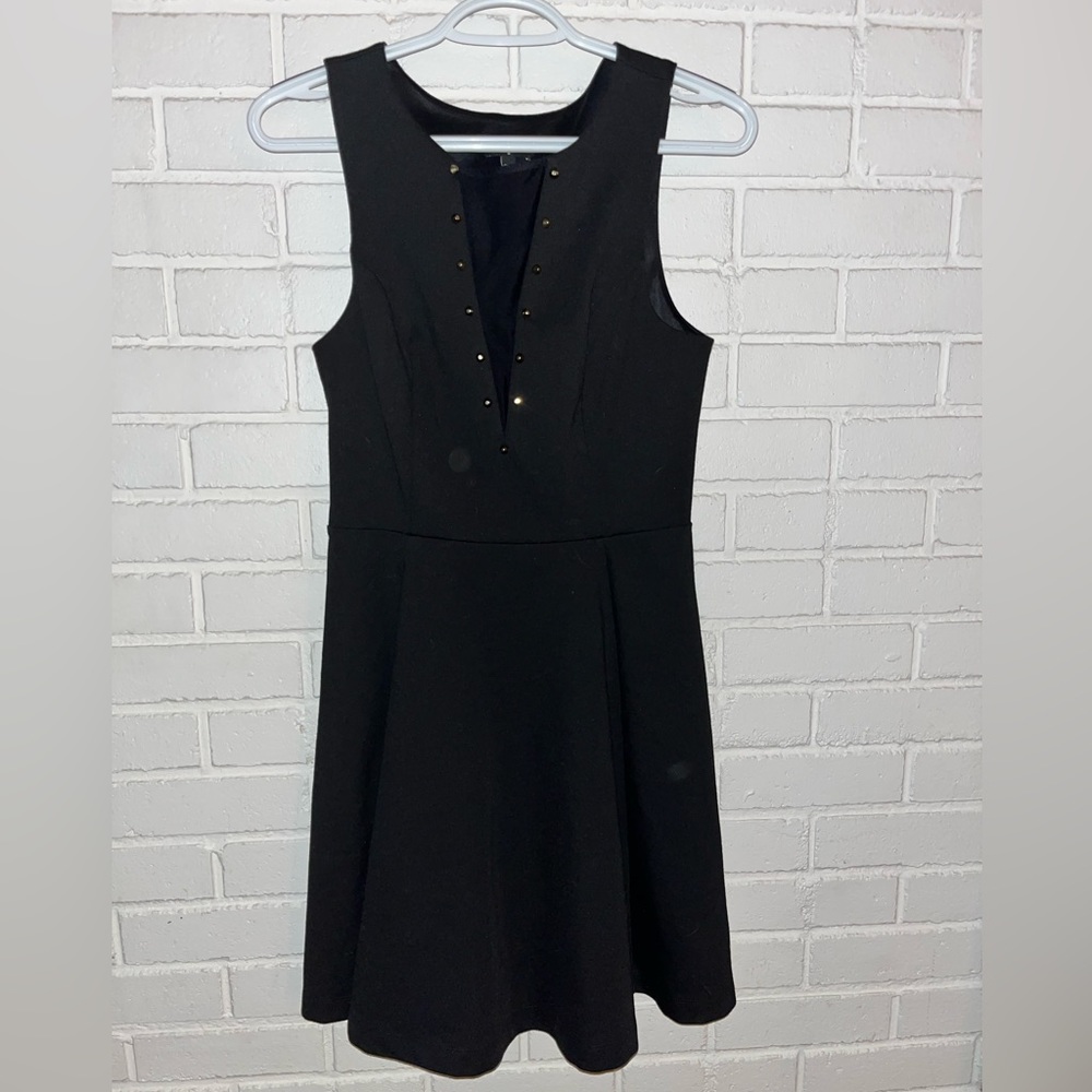 Express A-Line Black Sleeveless Dress, size small